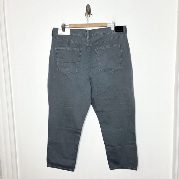 American Eagle High Rise Mom Jeans Gray Women’s Size 18 Short 100% Cotton - Picture 4 of 8